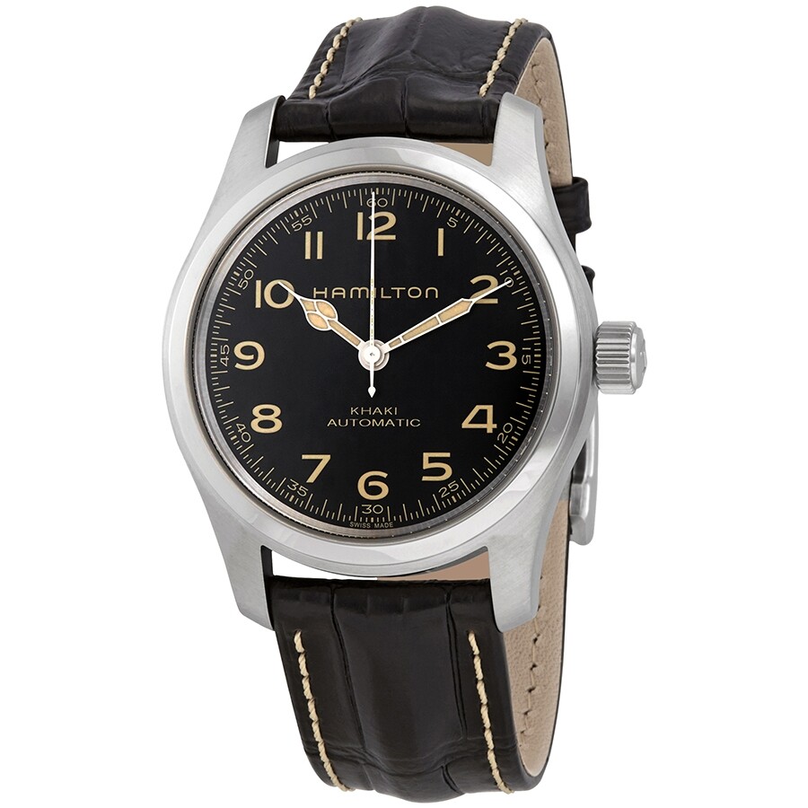 Hamilton Khaki Navy Scuba Quartz Black Dial Men's Watch