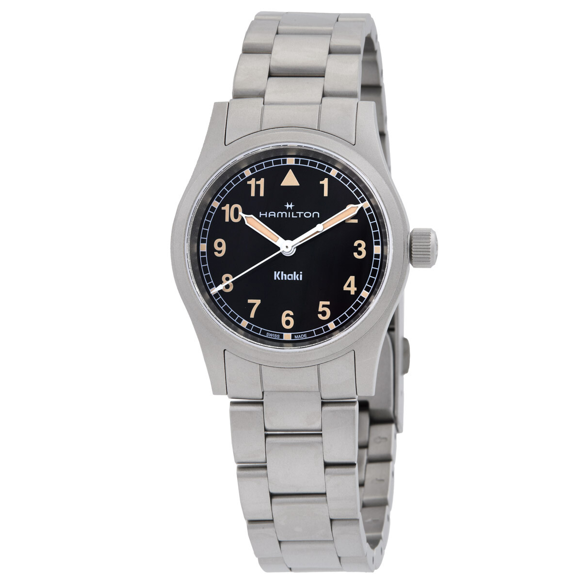 Hamilton Khaki Field Quartz Black Dial Ladies Watch H69301131