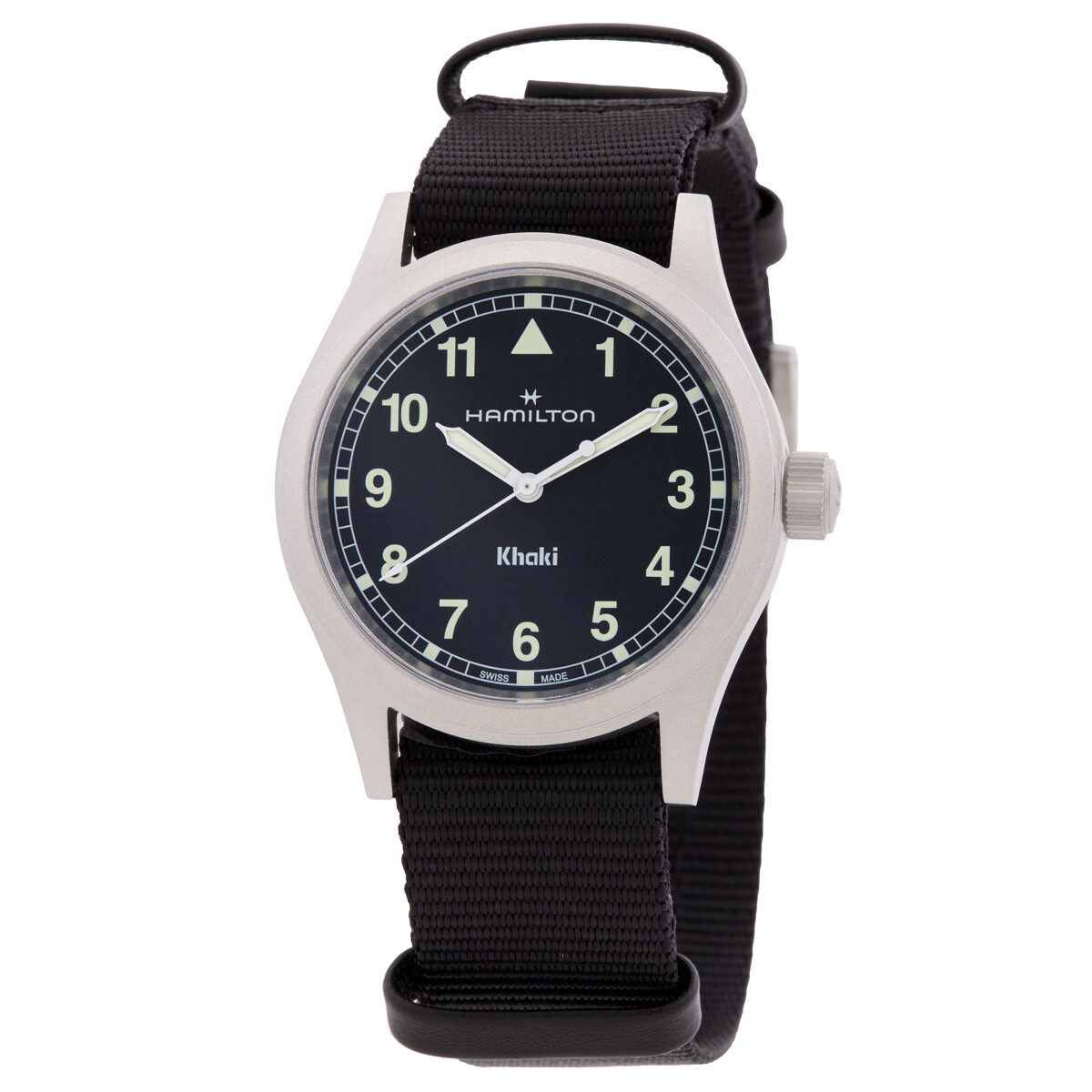 Hamilton Khaki Field Quartz Black Dial Watch H69401430