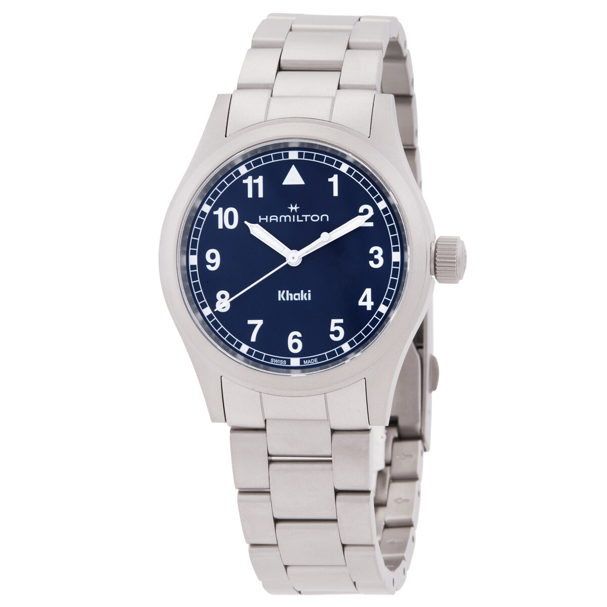 Hamilton Khaki Field Quartz Blue Dial Watch H69401140