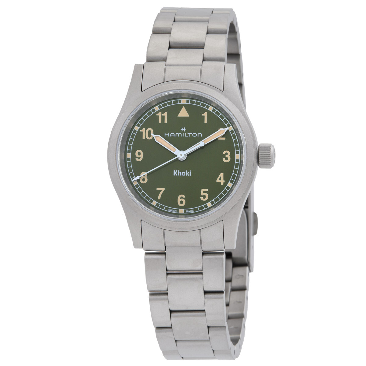 Hamilton Quartz Green Dial Ladies Watch H69301160