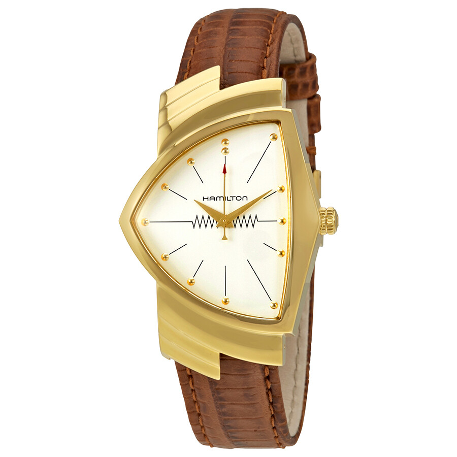 Hamilton Ventura Asymmetric White Dial Men's Watch H24301511