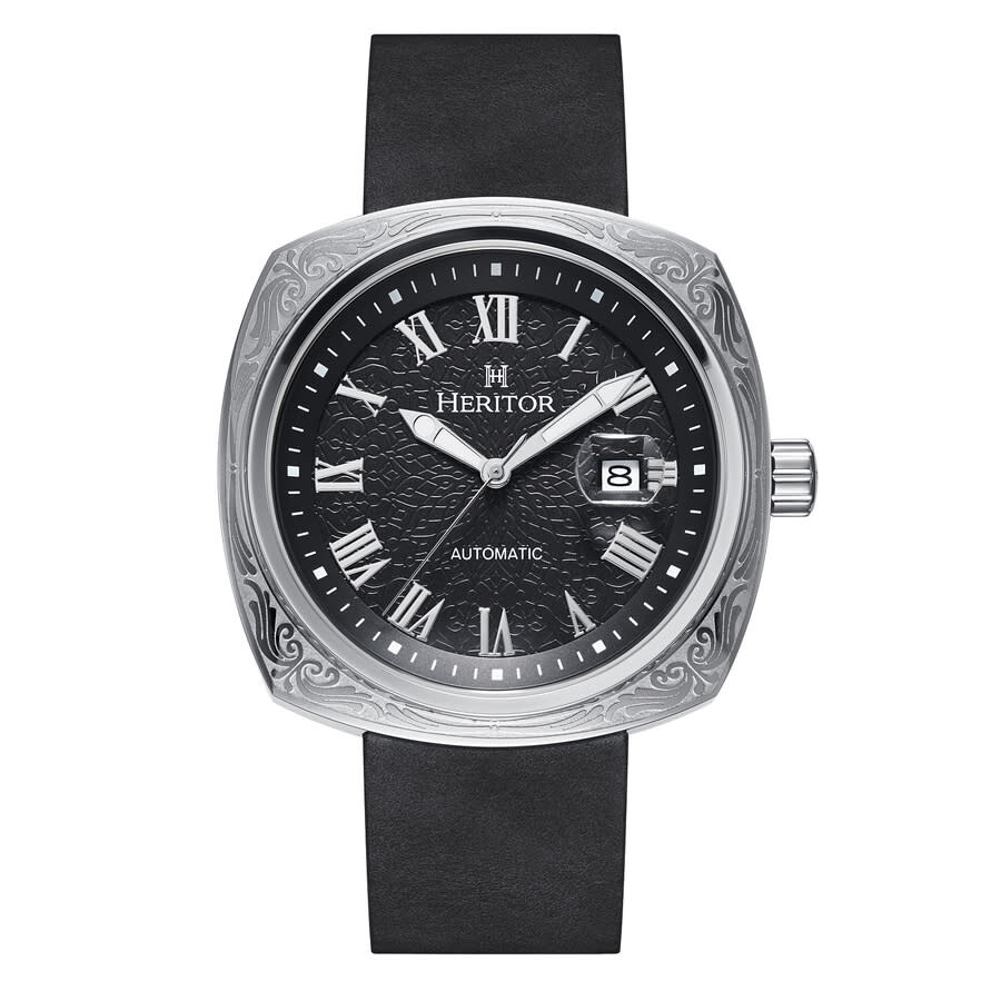 Heritor Davenport Black Dial Men's Watch HERHS3201