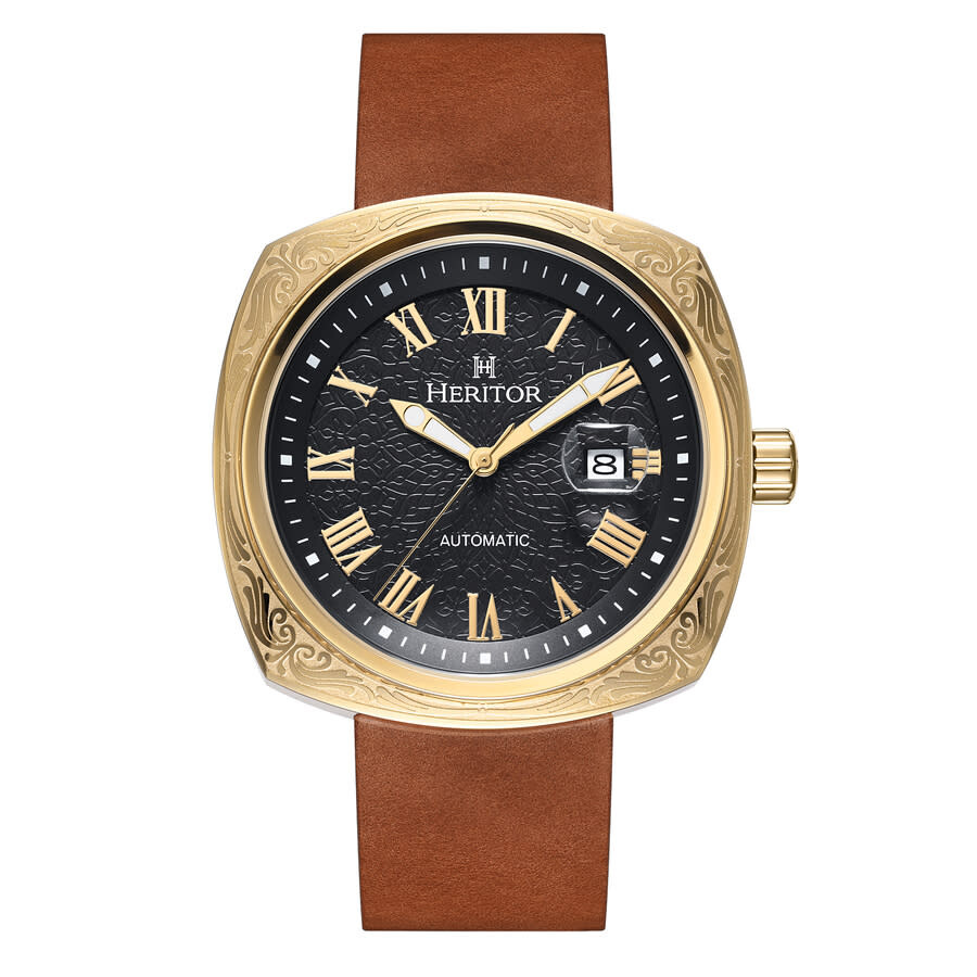 Heritor Davenport Black Dial Men's Watch HERHS3203