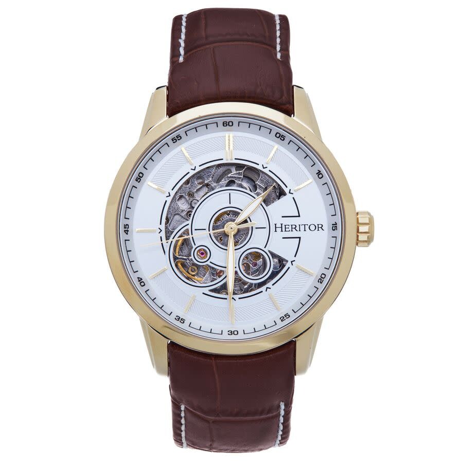 Heritor Davies White Dial Men's Watch HERHS2504