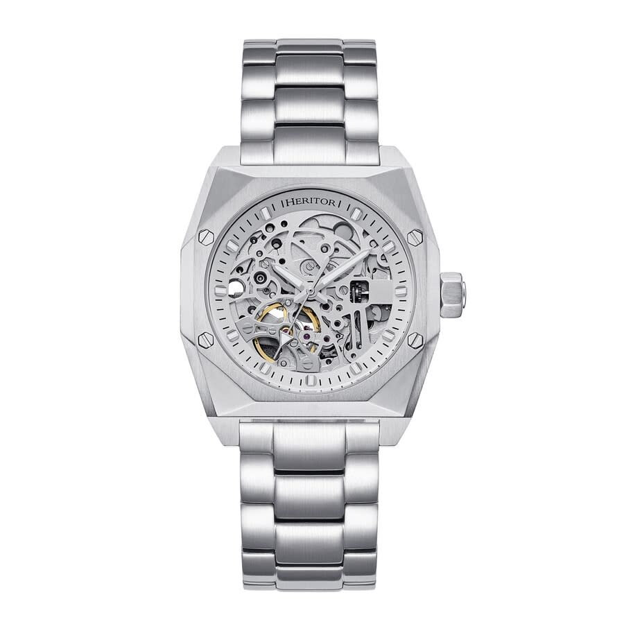 Heritor Elliott Automatic Silver Dial Men's Watch HERHS4005