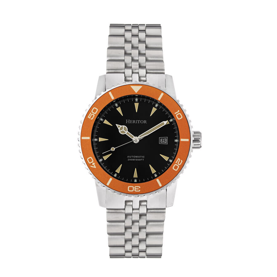 Heritor Hurst Black Dial Automatic Men's Watch HERHS1903