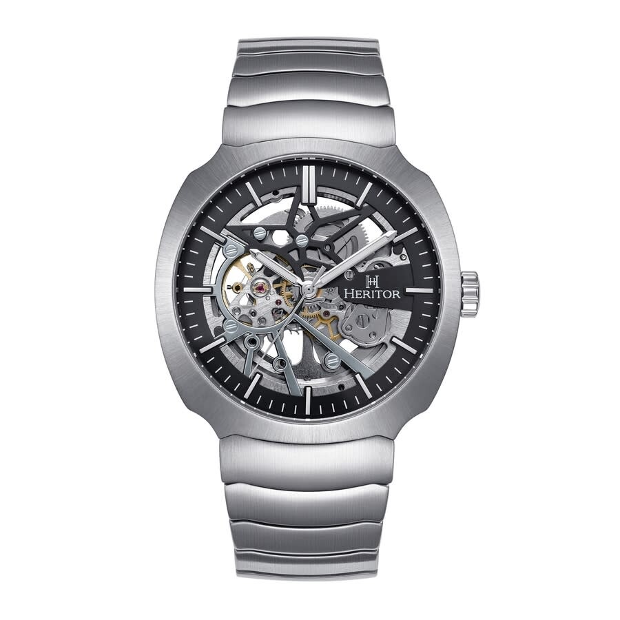 Heritor Magnus Automatic Black Dial Men's Watch HERHS4101