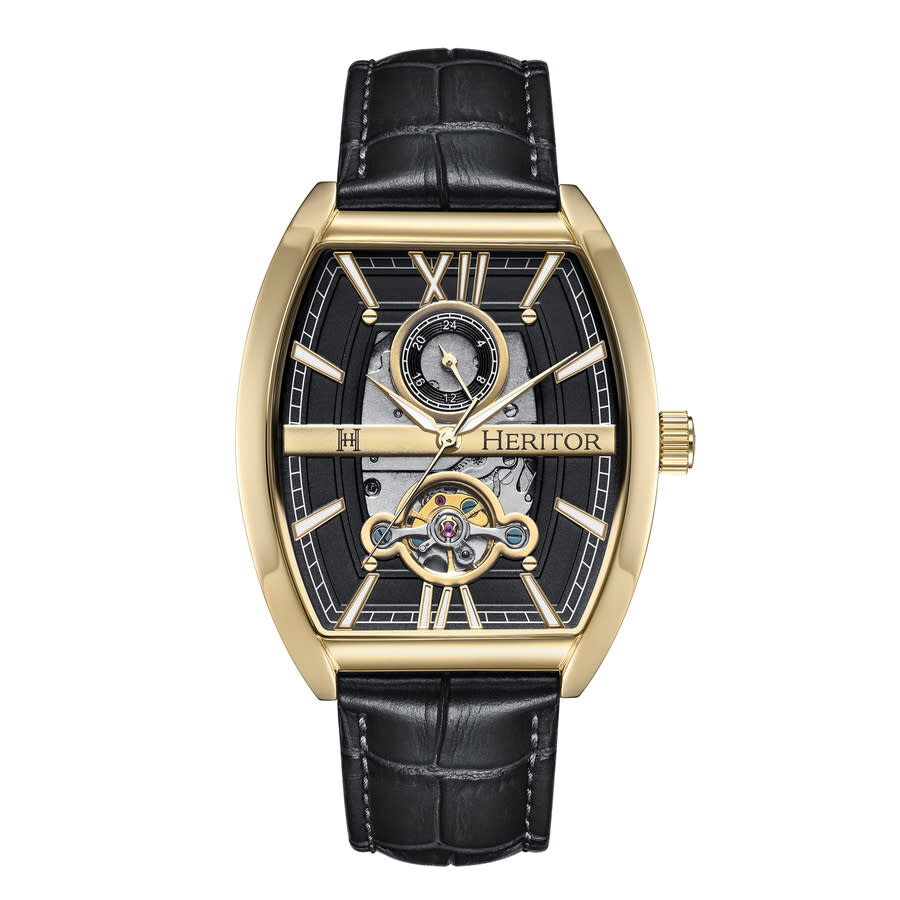 Heritor Masterson Automatic Black Dial Men's Watch HERHS3503