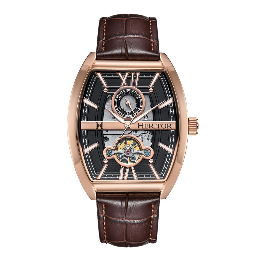 Heritor Masterson Automatic Black Dial Men's Watch HERHS3504