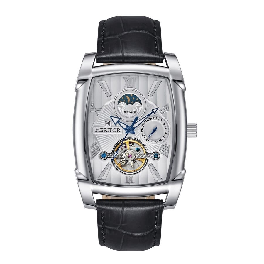 Heritor Valentin Automatic Silver Dial Men's Watch HERHS4402
