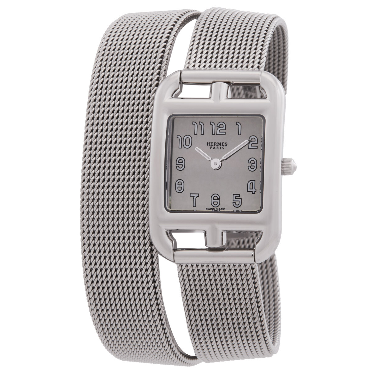 Hermes Cape Cod Quartz Silver Dial Ladies Watch W045767WW00