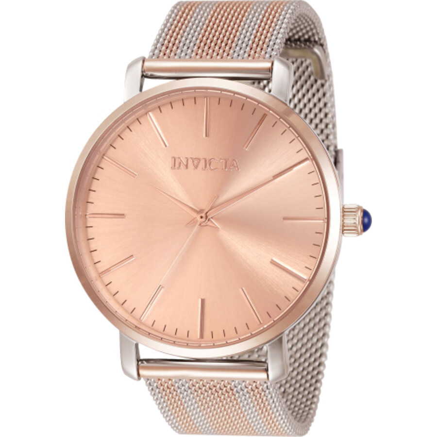 Invicta Angel Quartz Rose Gold Dial Ladies Watch 33937