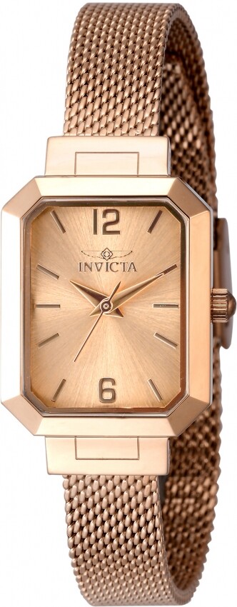 Invicta Angel Quartz Rose Gold Dial Ladies Watch 48153