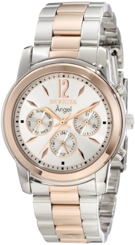 Invicta Angel Silver Dial Two-tone Ladies Watch 11736