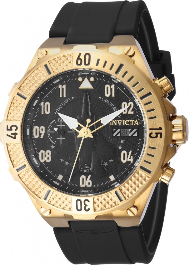 Invicta Aviator Chronograph Quartz Black Dial Men's Watch 39889