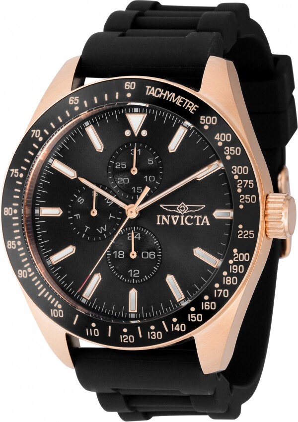 Invicta Aviator Quartz Black Dial Men's Watch 38407