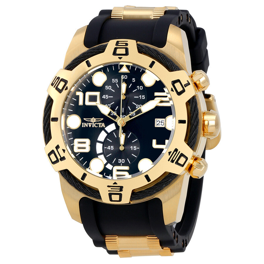 Invicta Bolt Chronograph Black Dial Men's Watch 24218