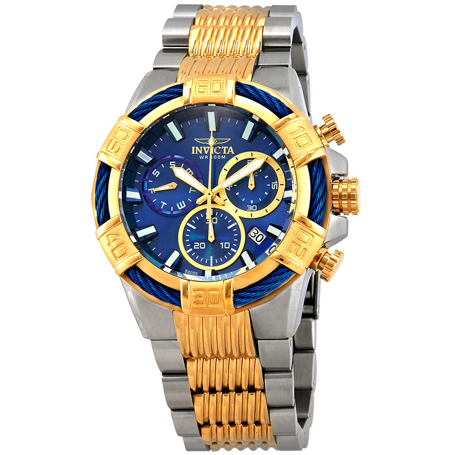 Invicta Bolt Chronograph Blue Dial Men's Watch 25865