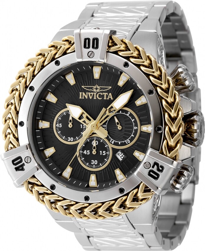 Invicta Bolt Chronograph GMT Quartz Black Dial Men's Watch 48158