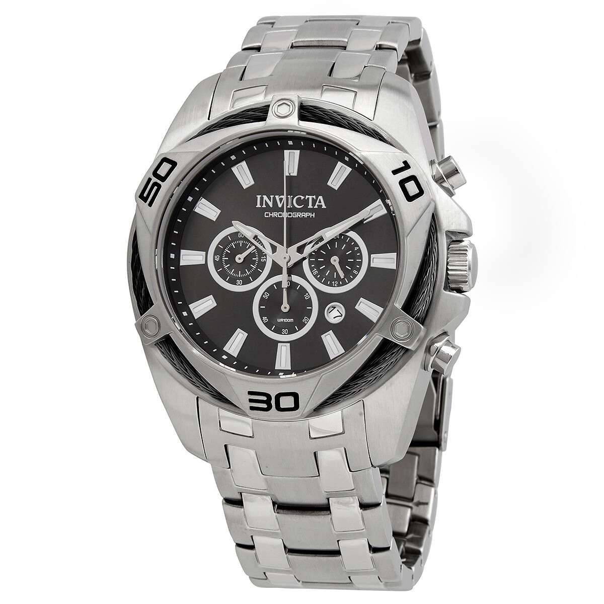 Invicta Bolt Chronograph Quartz Black Dial Men's Watch 32372