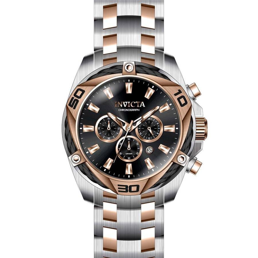 Invicta Bolt Chronograph Quartz Black Dial Men's Watch 34129