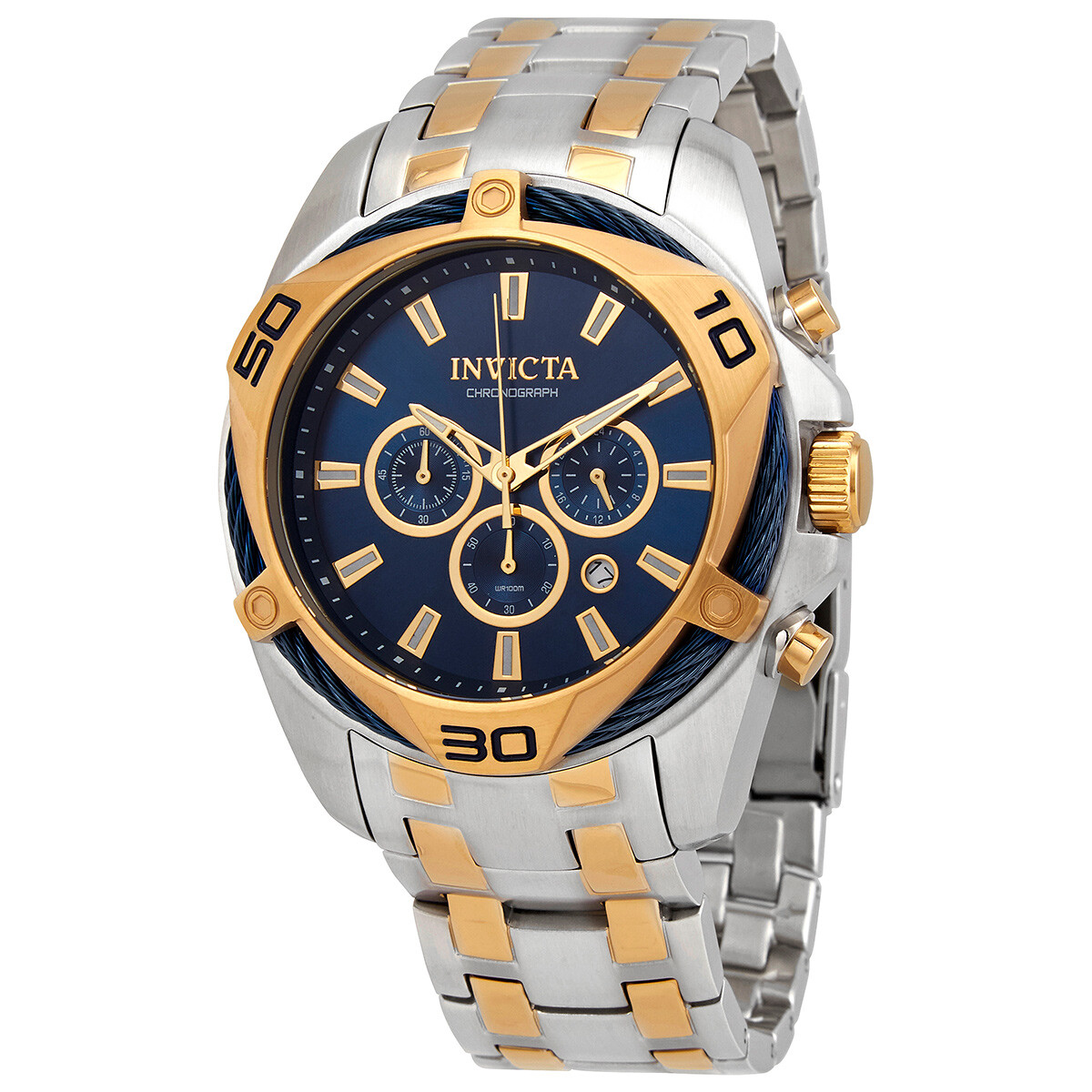 Invicta Bolt Chronograph Quartz Blue Dial Men's Watch 34125