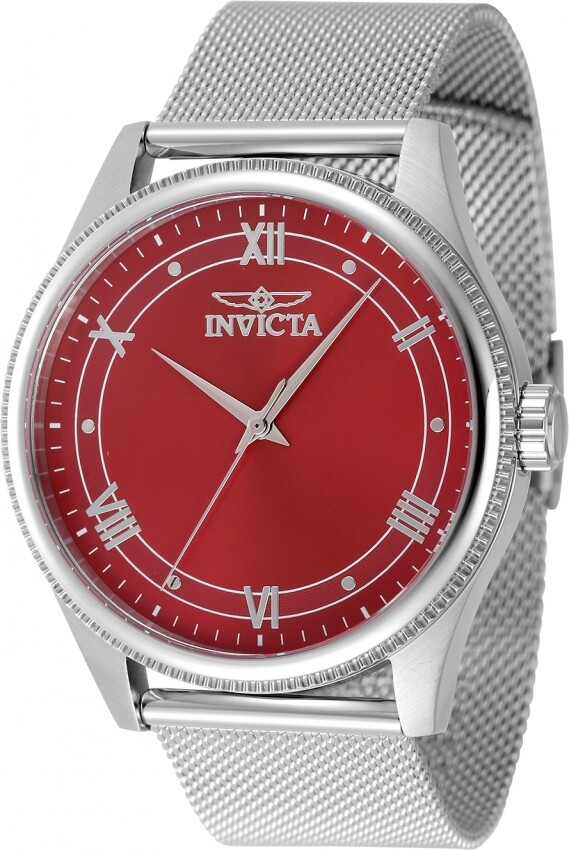 Invicta Celestial Quartz Red Dial Men's Watch 48484