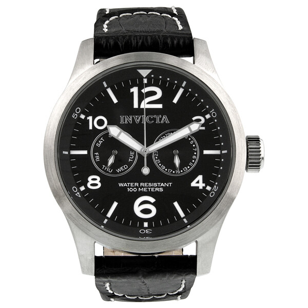 Invicta I-Force Black Dial Stainless Steel Men's Watch 0764