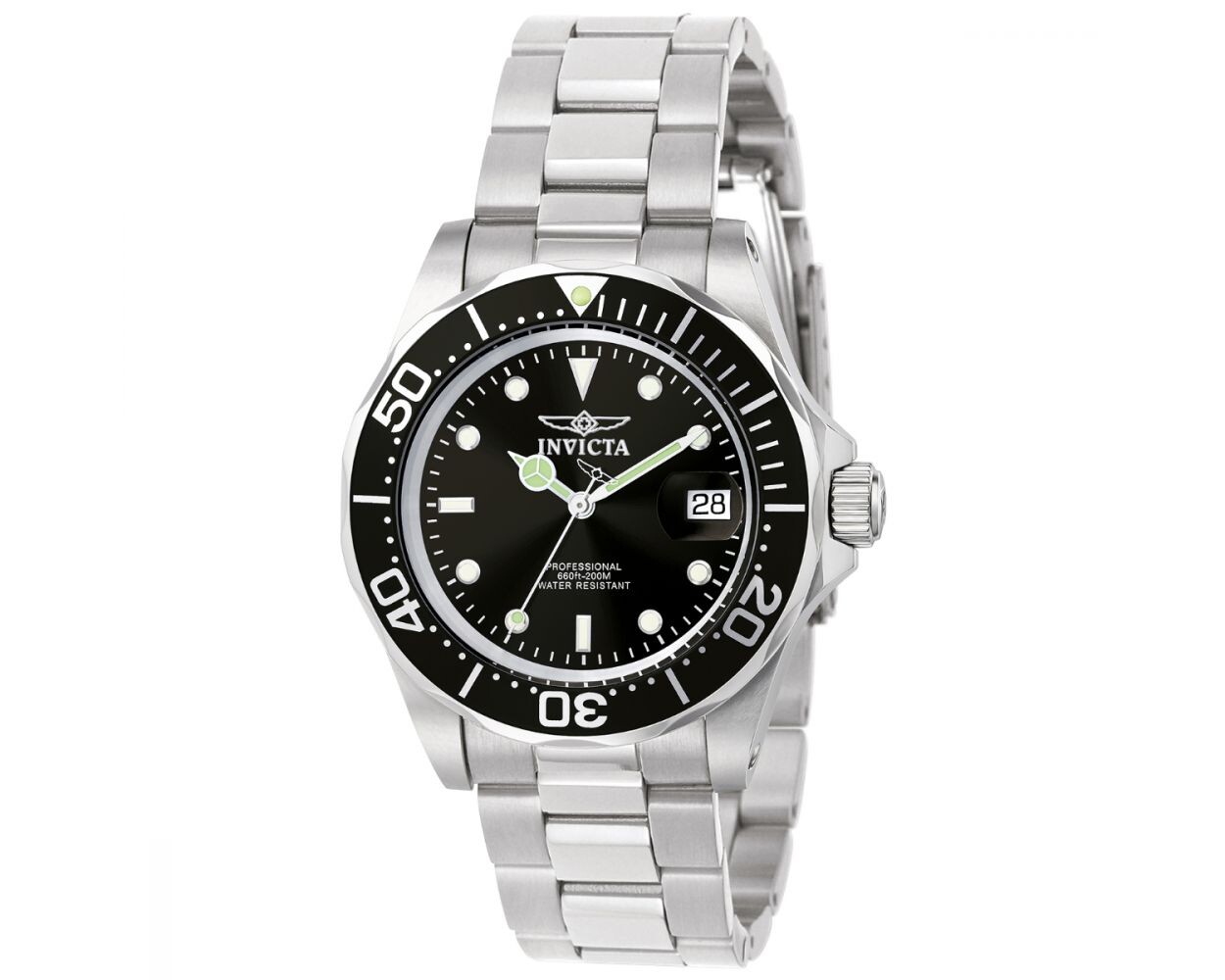 Invicta Pro Diver Mako Swiss Quartz Black Dial Men's Watch 9307