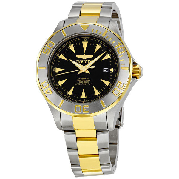 Invicta Ocean Ghost III Black Dial Two-tone Men's Watch 7037