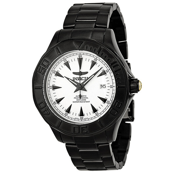 Invicta Ocean Ghost III White Dial Black Ionic Men's Watch 7113