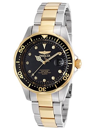 Invicta Pro Diver Black Dial Two-tone Men's Watch 17049