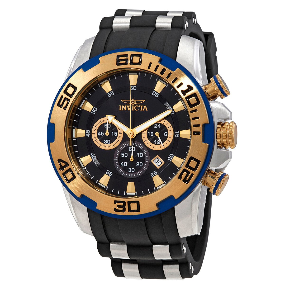 Invicta Pro Diver Chronograph Quartz Black Dial Men's Watch 30765