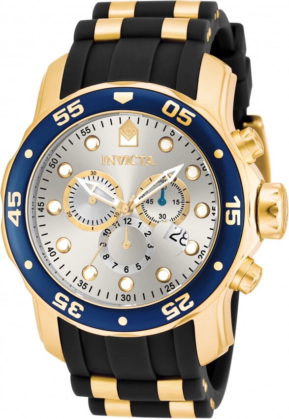 Invicta Pro Diver Chronograph Quartz Silver Dial Men's Watch 17880