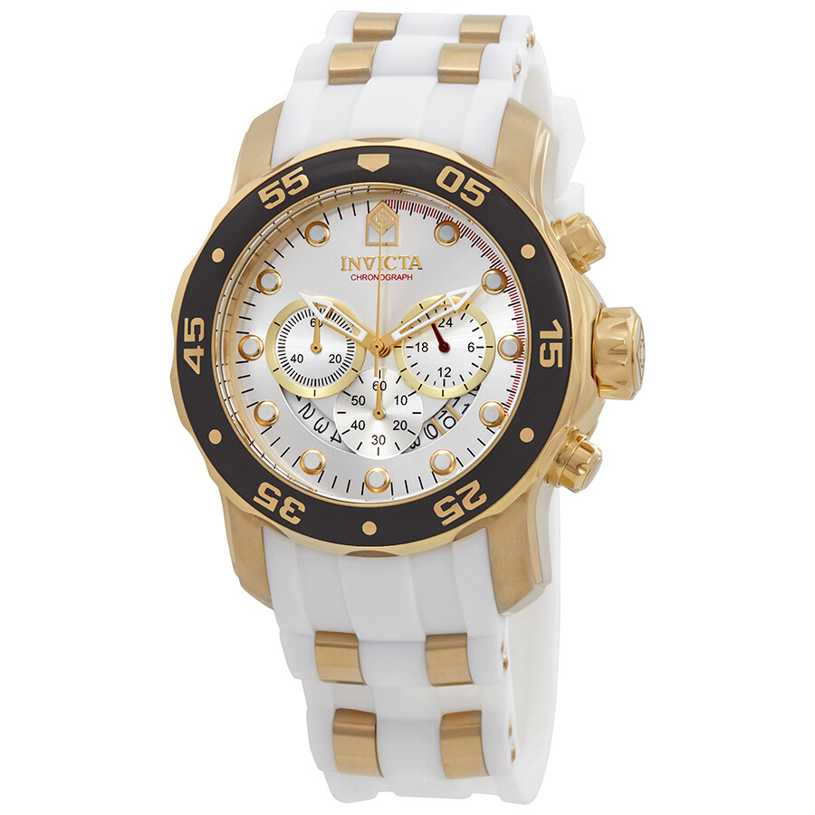 Invicta Pro Diver Chronograph Silver Dial Men's Watch 20292