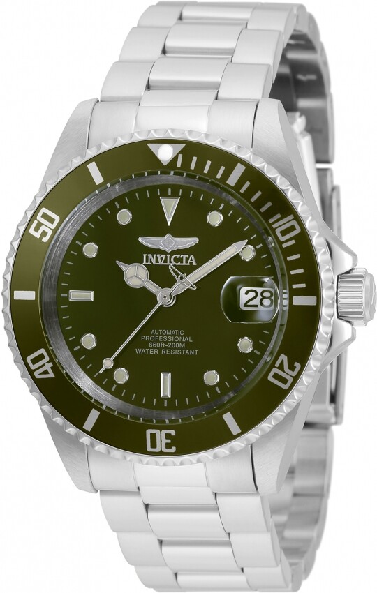 Invicta Pro Diver Date Automatic Green Dial Men's Watch 35690