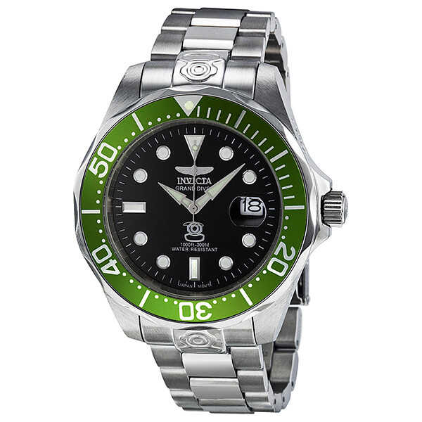 Invicta Pro Diver Grand Diver Black Dial Automatic Men's Watch 3047