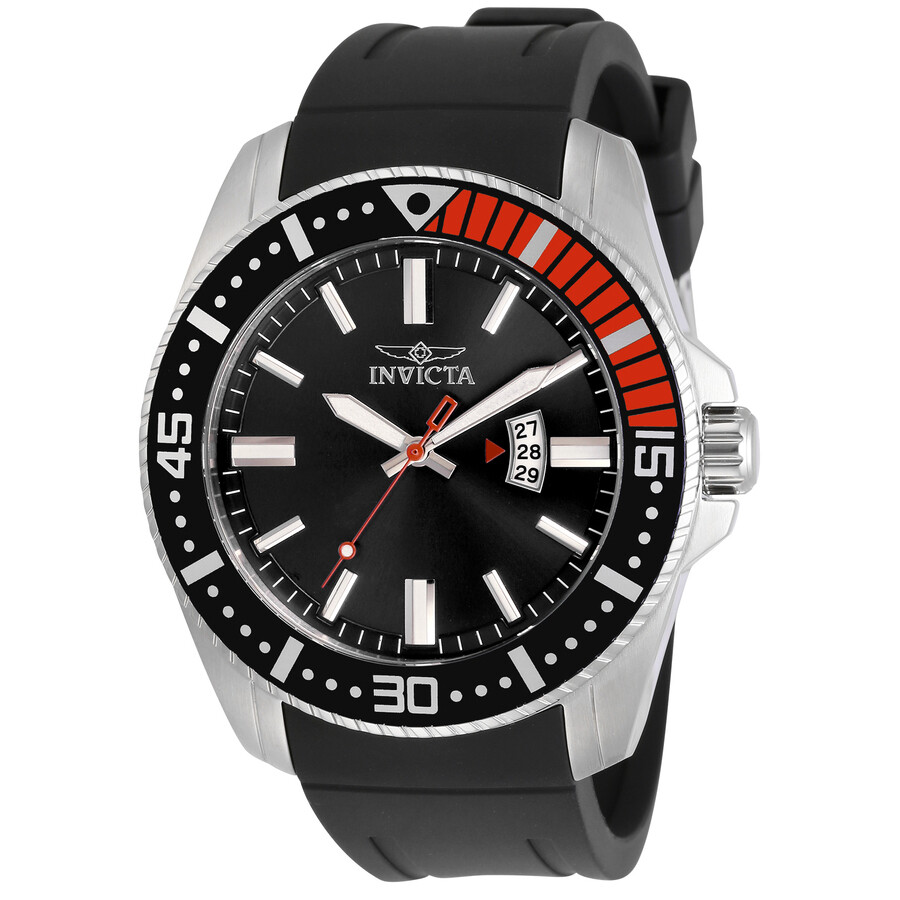 Invicta Pro Diver Quartz Black Dial Coke Bezel Men's Watch 30742