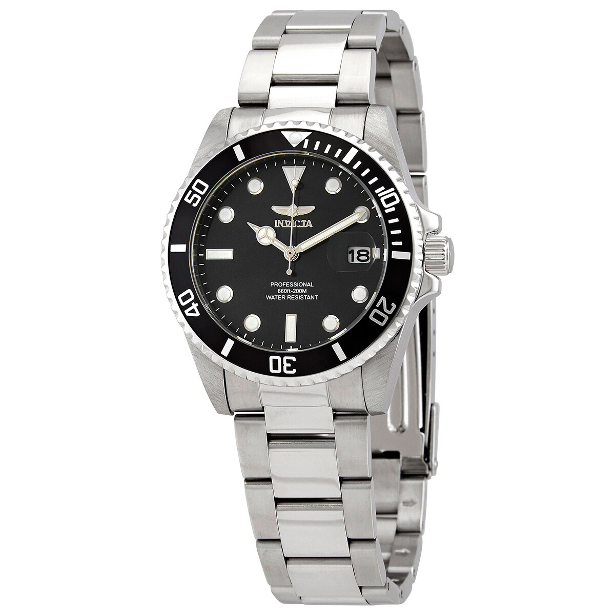 Invicta Pro Diver Quartz Black Dial Ladies Watch 33272