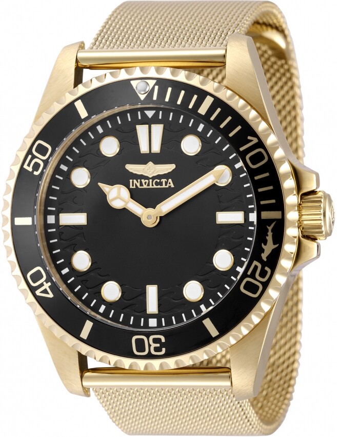 Invicta Pro Diver Quartz Black Dial Men's Watch 49691