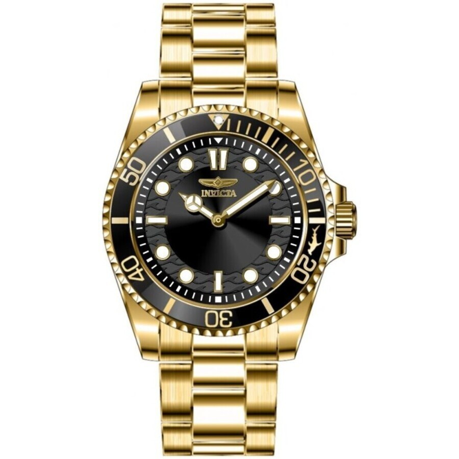 Invicta Pro Diver Quartz Black Dial Men's Watch 49701