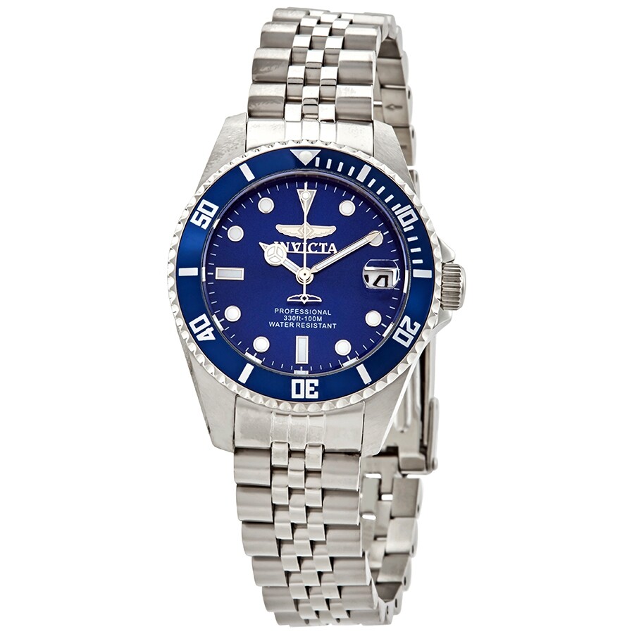 Invicta Pro Diver Quartz Blue Dial Ladies Watch 29187