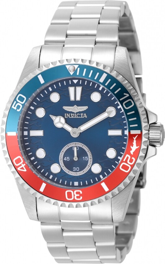 Invicta Pro Diver Quartz Blue Dial Pepsi Bezel Men's Watch 49436
