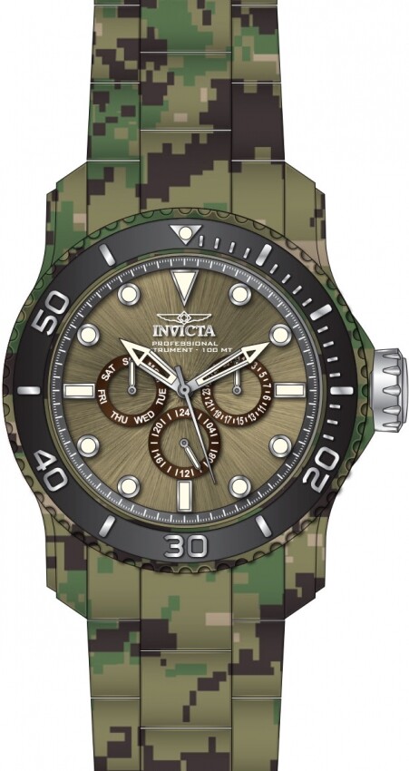 Invicta Pro Diver Quartz Brown Dial Men's Watch 47855