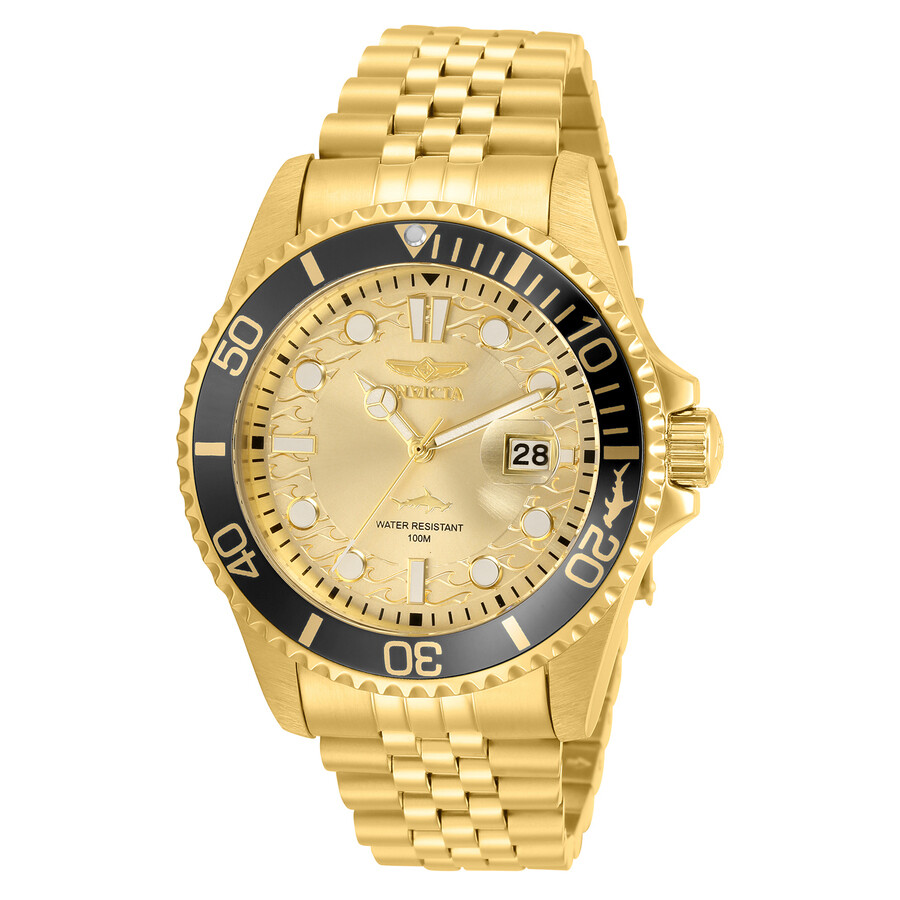 Invicta Pro Diver Quartz Champagne Dial Men's Watch 30613