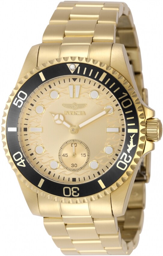 Invicta Pro Diver Quartz Gold Dial Men's Watch 49428