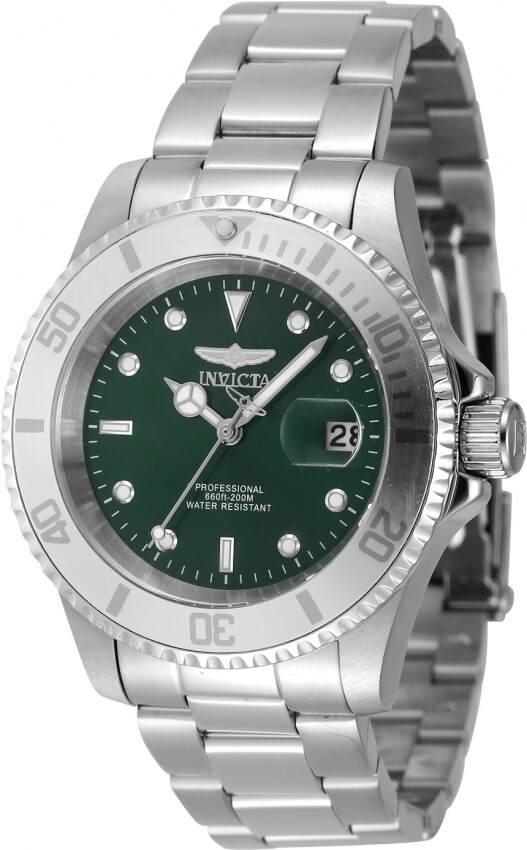 Invicta Pro Diver Quartz Green Dial Men's Watch 48402
