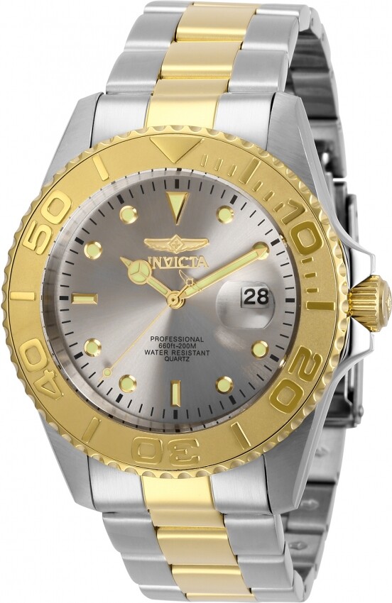 Invicta Pro Diver Quartz Grey Dial Men's Watch 29950