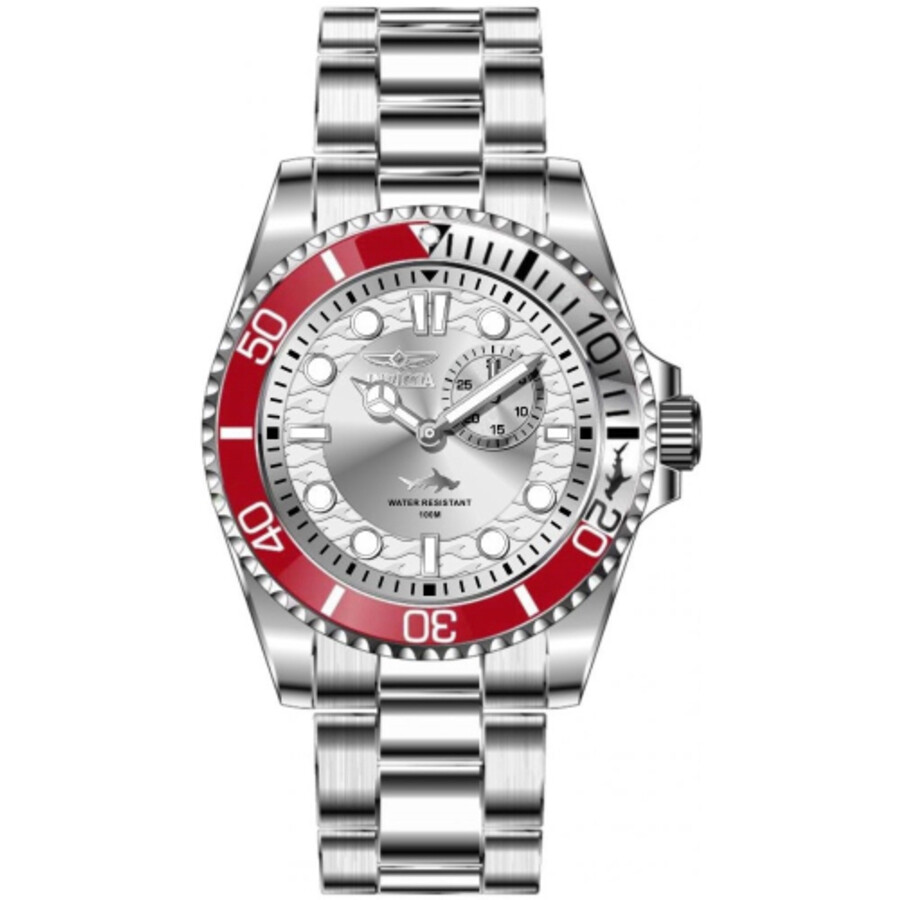 Invicta Pro Diver Quartz Silver Dial Men's Watch 49275